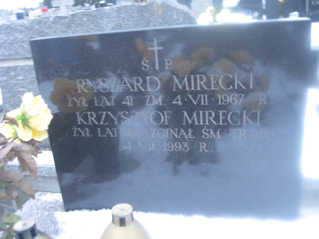 Ryszard Mirecki 1926 Żyrardów - Grobonet - Wyszukiwarka osób pochowanych