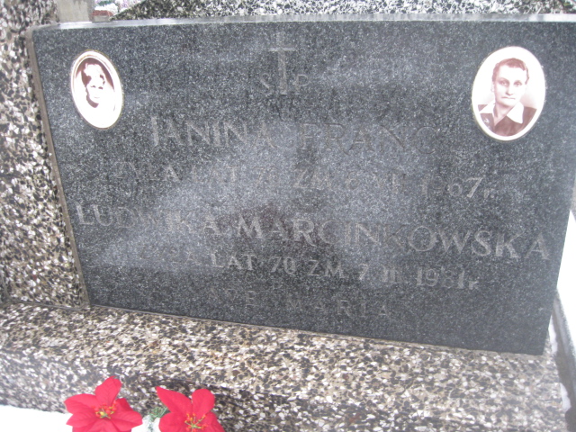 Janina Franc 1891 Żyrardów - Grobonet - Wyszukiwarka osób pochowanych