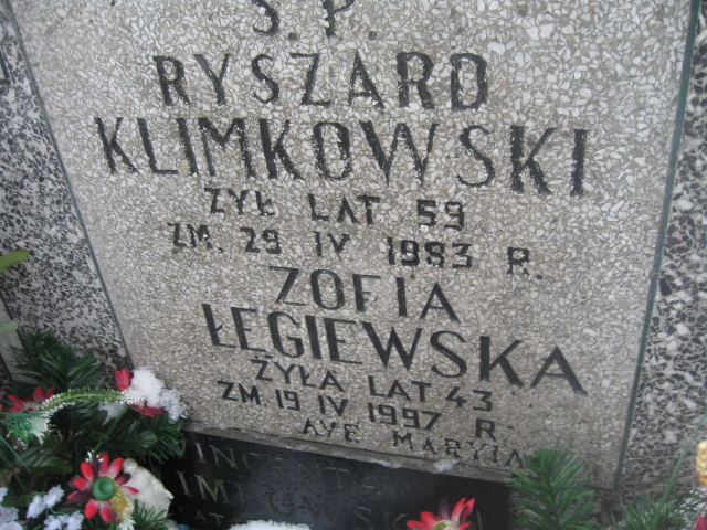 Ryszard Klimkowski 1924 Żyrardów - Grobonet - Wyszukiwarka osób pochowanych