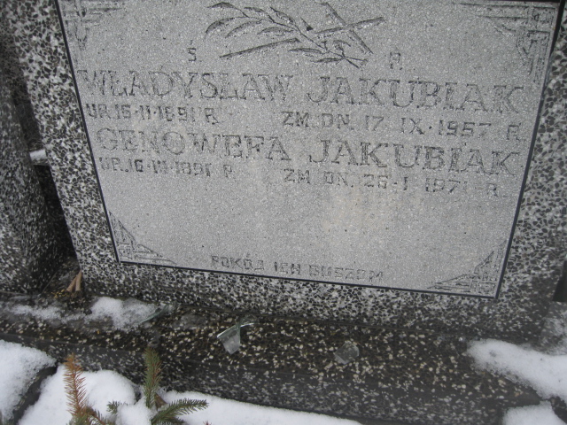 Władysław Jakubiak 1891 Żyrardów - Grobonet - Wyszukiwarka osób pochowanych