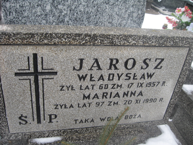 Władysław Jarosz Żyrardów - Grobonet - Wyszukiwarka osób pochowanych