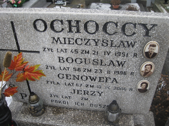 Mieczysław Ochocki Żyrardów - Grobonet - Wyszukiwarka osób pochowanych