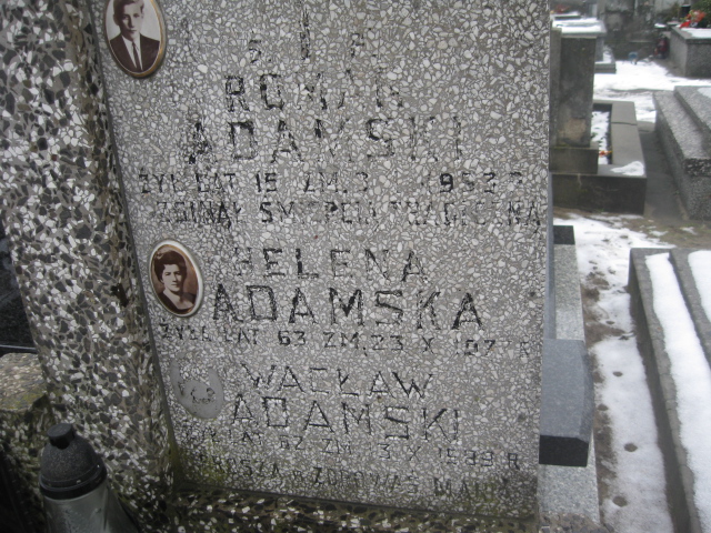 Roman Adamski Żyrardów - Grobonet - Wyszukiwarka osób pochowanych