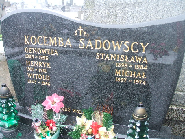 Witold Kocemba 1947 Żyrardów - Grobonet - Wyszukiwarka osób pochowanych