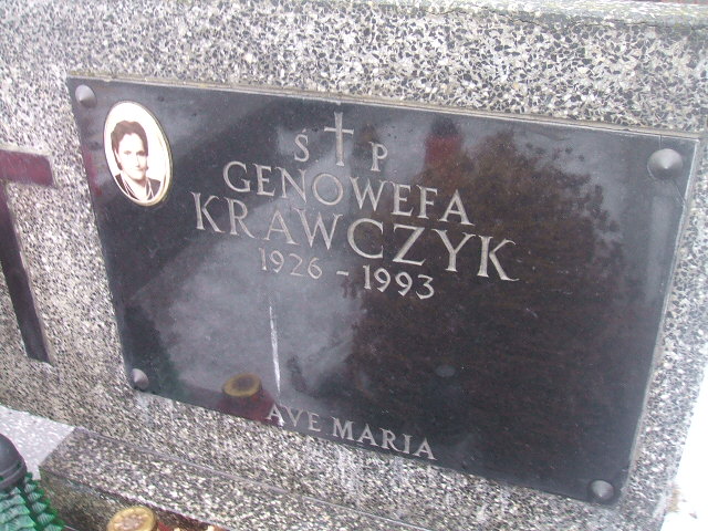 Genowefa Krawczyk 1926 Żyrardów - Grobonet - Wyszukiwarka osób pochowanych