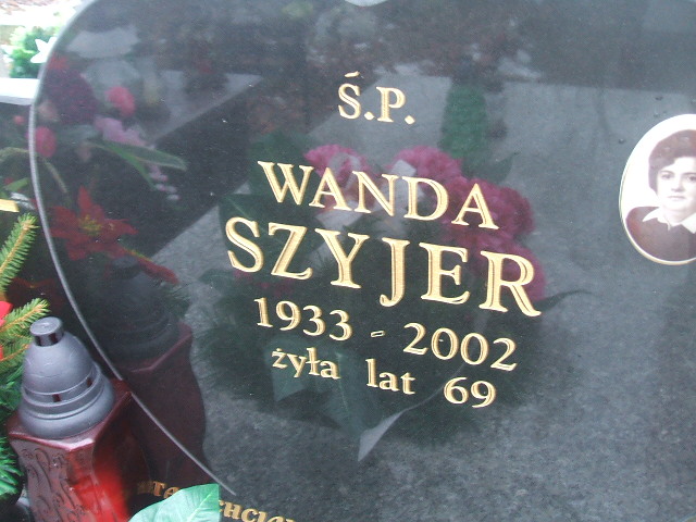 Wanda Szyjer 1933 Żyrardów - Grobonet - Wyszukiwarka osób pochowanych