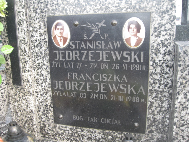 Franciszka Jędrzejewska 1905 Żyrardów - Grobonet - Wyszukiwarka osób pochowanych