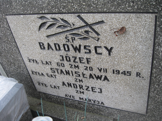 Stanisława Badowska 1923 Żyrardów - Grobonet - Wyszukiwarka osób pochowanych