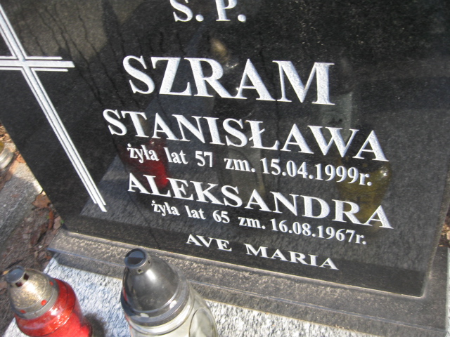 Aleksandra Szram 1902 Żyrardów - Grobonet - Wyszukiwarka osób pochowanych