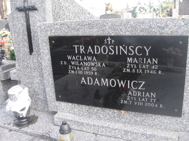 Eugeniusz Adamowicz 1927 Żyrardów - Grobonet - Wyszukiwarka osób pochowanych