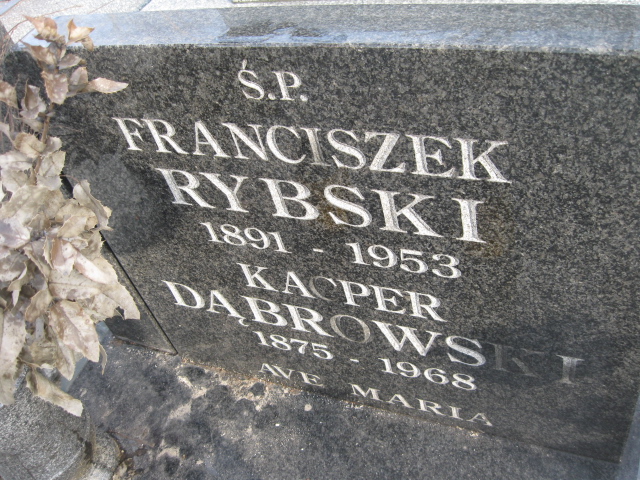 Kacper Dąbrowski 1875 Żyrardów - Grobonet - Wyszukiwarka osób pochowanych