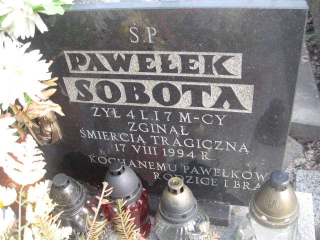 Paweł Sobota 1990 Żyrardów - Grobonet - Wyszukiwarka osób pochowanych