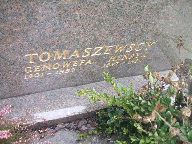 Genowefa Tomaszewska 1901 Żyrardów - Grobonet - Wyszukiwarka osób pochowanych