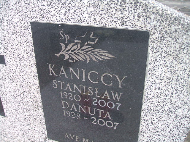Stanisław Kanicki 1920 Żyrardów - Grobonet - Wyszukiwarka osób pochowanych