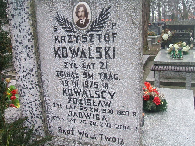 Zdzisław Kowalski 1928 Żyrardów - Grobonet - Wyszukiwarka osób pochowanych