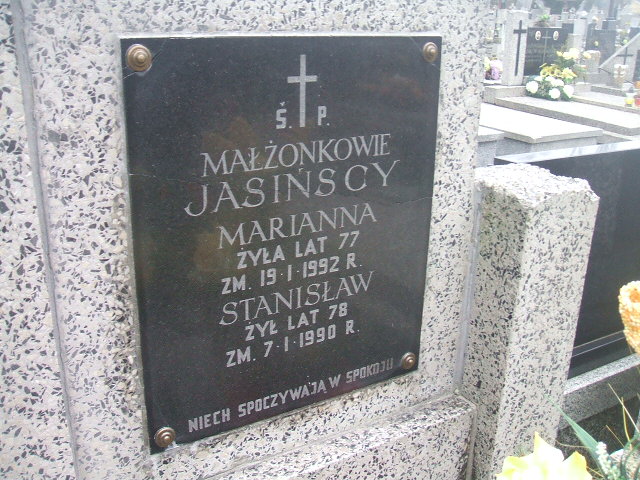 Marianna Jasińska 1914 Żyrardów - Grobonet - Wyszukiwarka osób pochowanych