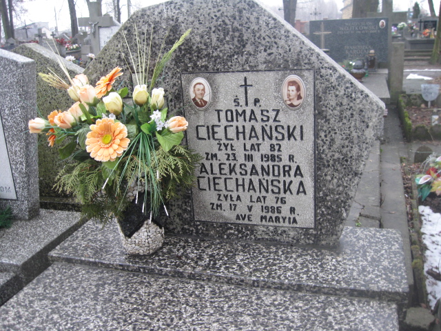 Aleksandra Ciechańska 1910 Żyrardów - Grobonet - Wyszukiwarka osób pochowanych