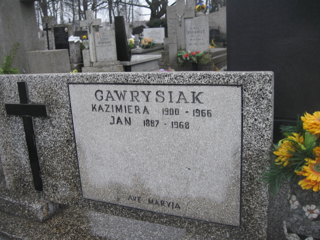 Jan Gawrysiak 1887 Żyrardów - Grobonet - Wyszukiwarka osób pochowanych