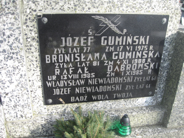 Rafał Gumiński 1985 Żyrardów - Grobonet - Wyszukiwarka osób pochowanych