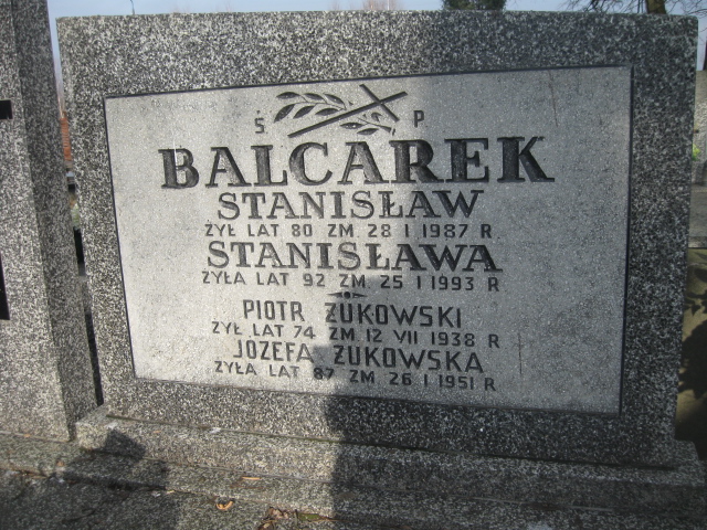 Józefa Żukowska Żyrardów - Grobonet - Wyszukiwarka osób pochowanych